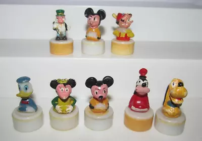 8 MARX DISNEYLAND TRANSFER TRAIN Character Figures Mickey Donald Minnie Goofy • $14.99