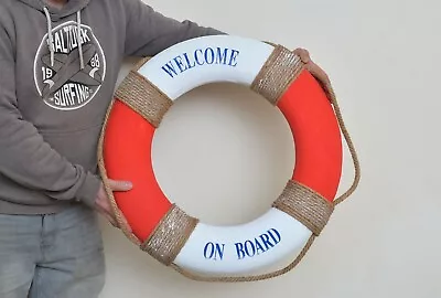 NEW 61 Cm Life Ring Lifebuoy Nautical Ship Boat Decorative Ornamental Hanging • £29.95