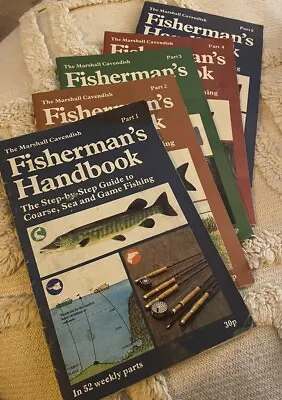 The Marshall Cavendish Fishermans Handbook Fishing Parts 1-5 • £14.95