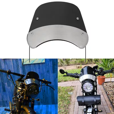 Motorcycle Headlight Windshield Windscreen Fairing 5 -7'' For Harley Old School • $26.23