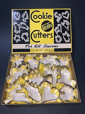 Vintage Veritas Cookie Cutters For All Seasons Complete Set Of 12 In Orig.  Box • $22