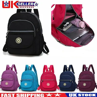 £2.99 • Buy Women Nylon Mini Backpack Purse Small Backpack Shoulder Rucksack Travel Bag LI