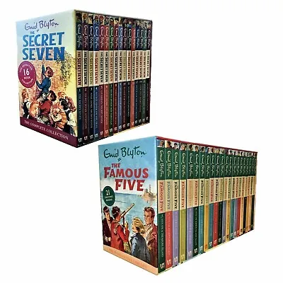 £52.98 • Buy Enid Blyton Famous Five And Secret Seven Series 37 Books Collection Box Set