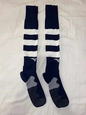 Mizuno Rugby / Football / Hockey Socks - Navy With White Hoops - Size 7-11 BNWT • £8.50