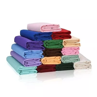 $20.23 • Buy Plain Tablecloth Table Cover Cloth Banquet Wedding Party Rectangle Round Fabric