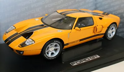 Beanstalk 1/18 Scale Metal Model Car FOR10014Y - Ford GT Concept - Yellow • $110.97