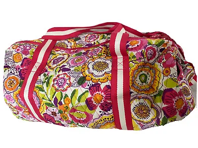 Vera Bradley Round Large Duffel Bag Clementine Pink • $39.99