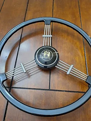 Empi 79-4059 Banjo Style Black Vintage 3 Spoke Steering Wheel  15-1/2 Vw Bug T1  • $262