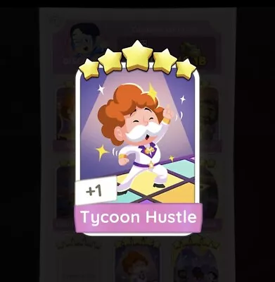 Monopoly GO! 5 ⭐️ Sticker - Tycoon Hustle - Set 18 (SENDING FAST) • $5.99