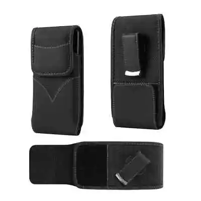 For ZTE Blade V2 Lite Nylon Belt Holster With Swivel Metal Clip • $57.15