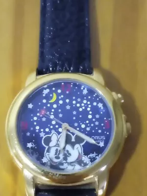 Lorus Mickey & Minnie Mouse Musical  Glow In The Dark Watch V621-0020 Japan • $60