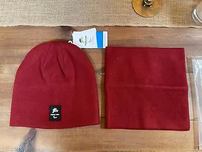 Beijing 2022 Winter Olympic Games Red Hat Beanie • £10