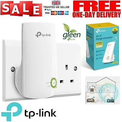 TP-Link WiFi Range Extender Internet Signal Booster Wireless Repeater Universal • £19.99