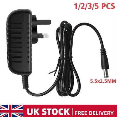 100-240V 12V 1A Mains Transformer AC/DC Adapter Power Supply Charger UK Plug • £4.56