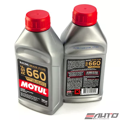 2x Motul RBF 660 Factory Line Racing Brake Clutch Fluid 500ml 100% Synthetic • $62.99