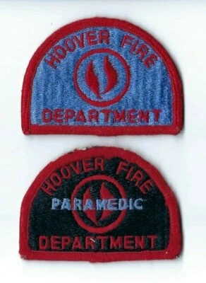 £9.73 • Buy Hoover AL Alabama Fire Dept. & Paramedic Patch Set - Nice!