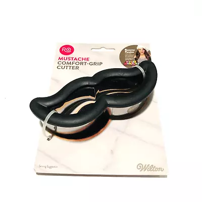 Wilton Mustache Comfort Grip Cookie Cutter 2310-3723 Dad Husband Man Pansino NEW • $12