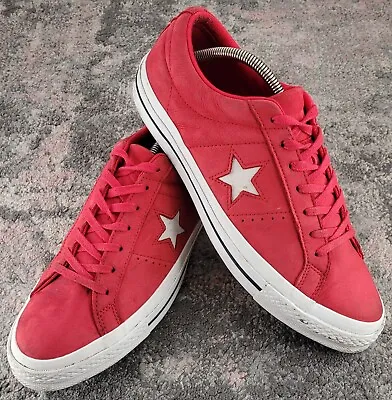 £22.99 • Buy Converse Unisex All Star One Star Ox Suede Red Casual Sneaker Trainers UK 10