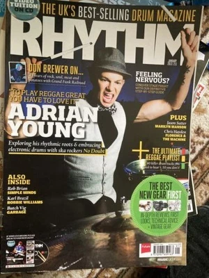 £0.99 • Buy Rhythm  Magazine January 2013 Adrian Young, Robbie Williams 
