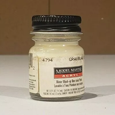 TESTORS MODEL MASTER Acryl Paint #4794 Graublau RLM 84 - 1/2 Fl. Oz. • $4.99