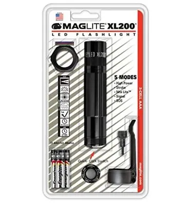 Maglite XL200 LED 3-Cell AAA Flashlight Tactical Pack Black • $64.99