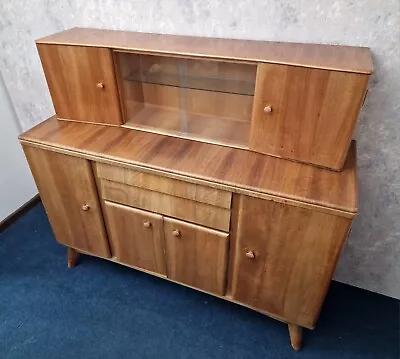 Rare Mid Century Nathan Teak Highboard Sideboard With Top 1950s • £345