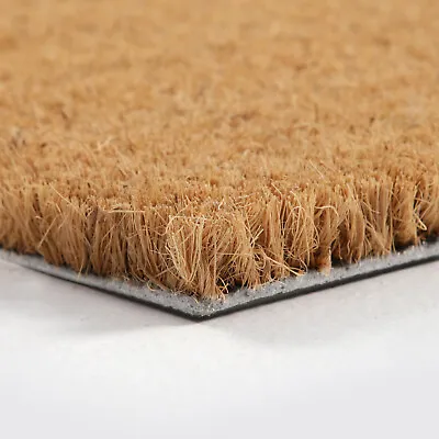 Coir Matting Cut To Size Outdoor Front Door Mat Natural Coconut Entrance Welcome • £52.70