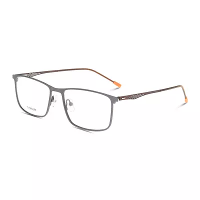 New Men's Titanium Alloy Spring Hinge Full Rim Eyeglasses Frame Eyewear RX Able • $29.95