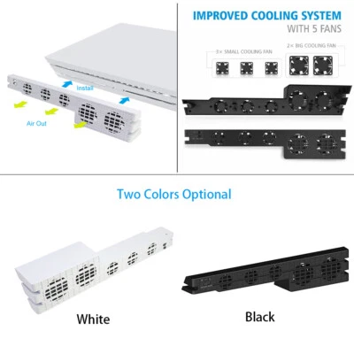 $31.64 • Buy USB External Cooler Fans Super Cooling Fan Stand For PS4 Pro Gaming Console