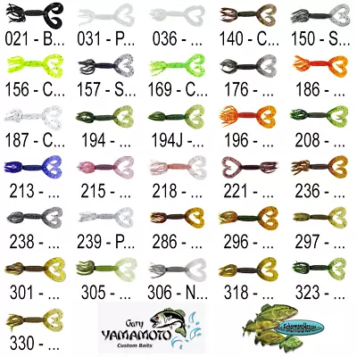 Gary Yamamoto Hula Grub (97-10) Double Tail 5 Inch Skirted Bait Any 32 Colors • $12.99