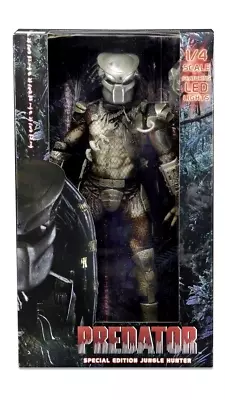 NECA Predator Jungle Hunter 1/4 Scale Action Figure With LED Lights - Official!! • £21.59