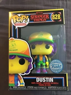 $27.50 • Buy DUSTIN #828 - Stranger Things - Funko SPECIAL EDITION + Protective Case