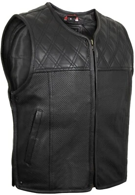 Gilet In Pelle Da Motociclista Gaudi-Leathers - Stile Rocker Per Un Look Irresistibile - Foto 2