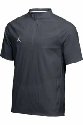 Jordan Nike Men Jacket Short Sleeve Woven Jumpman  Dri-Fit Zip CD2220-060 All Sz • $64