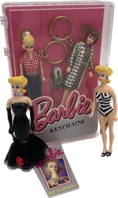 $24.95 • Buy 4 Barbie Keychains 1995 Picnic Barbie Poodle Parade Barbie Teenage Fashion Model