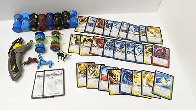 Monsuno Jakks Pacific Toy 5 Figures 8 Core Tubes 26 Cards 2 Spinner 1 Hand Held  • $45