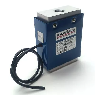 Interface SMT2-225 Load Cell 225lbf S-Type Excitation: 15VDC Output: 2mV/V • $250