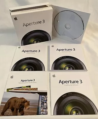 Apple APERTURE 3 Photo Editing & Management SOFTWARE For MAC /MB957Z/A VGC • $29.99