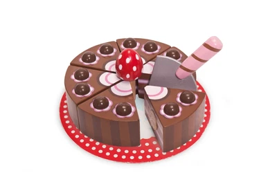 £11.95 • Buy Le Toy Van Wooden Toys Honeybake Chocolate Gateau Cake 
