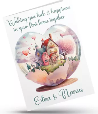 £3.69 • Buy Handmade Personalised New Home Card Your FIRST Home Any Names