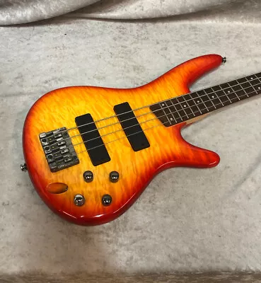 Ibanez Soundgear SR400QM Bass Guitar In Cherry Sunburst Finish • $349.99