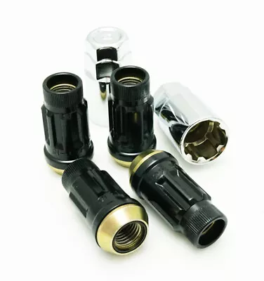 Wheel Mate Muteki SR45R Lug Nut Kit Lock Set 12x1.5 45mm - Black • $60.83