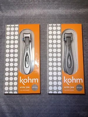 KOHM Nail Clippers For Thick Nails - Heavy Duty Wide Mouth Professional • $13.77