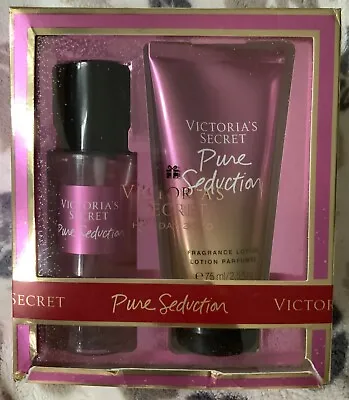 Victoria's Secret 2Pc. Gift Set PURE SEDUCTION Fragrance Mist-Body Lotion 2.5oz* • $12.59