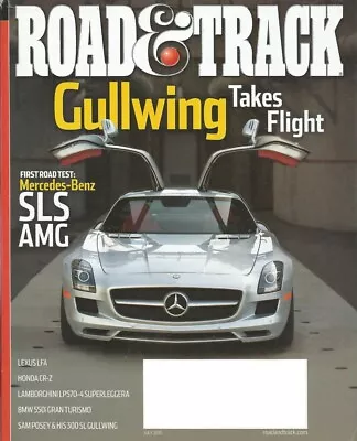 Road & Track 2010 July - Lp570-4 Sls Amg 300sl Lfa Cr-z Morgan Aero • $7.99