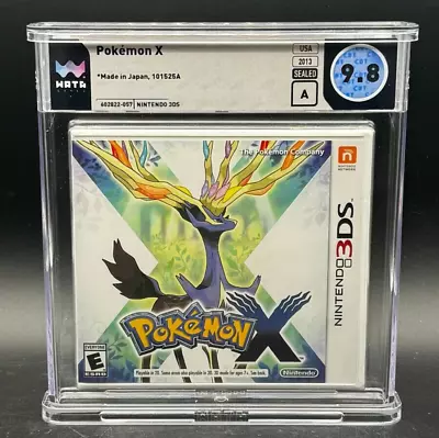 Pokemon X Nintendo 3DS 2DS 1st Print Sealed New WATA 9.8 A Graded • $0.99