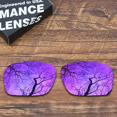 KEYTO Polarized Replacement Lenses For-Oakley Holbrook OO9102 - Purple Mirrored • $23.98