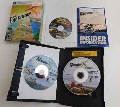 Microsoft Flight Simulator X: Gold Edition (PC: Windows 2008) Bonus Shockwave CD • $29.99