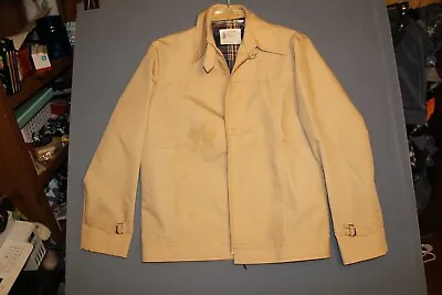 Vintage London Fog Jacket Mens Size 40 Long Lined Full Zip 70s Retro 80s • $12.08