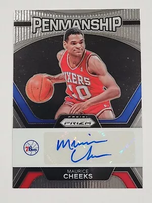 2023-24 Panini Prizm Maurice Cheeks Penmanship Auto Card #PNM-CHE Philadelphia  • $7.49